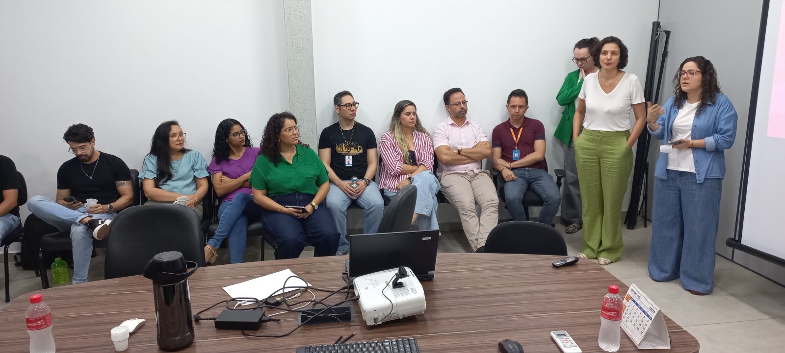 Palestra foi conduzida pela Priscila Ceolin, arquiteta e urbanista e Presidente do CAU/ES