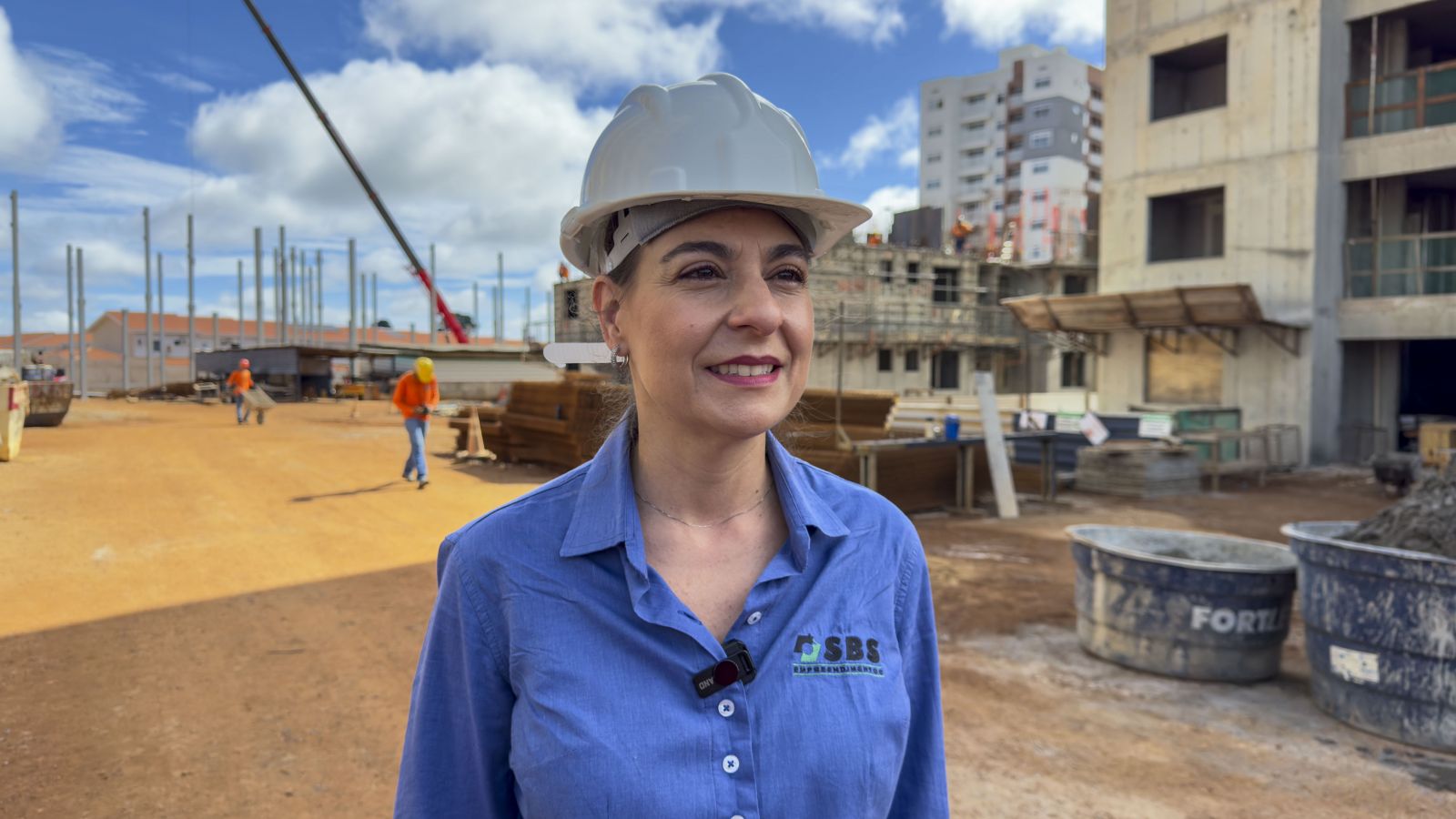 Phaena Spengler atua como diretora executiva de uma grande construtora da capital