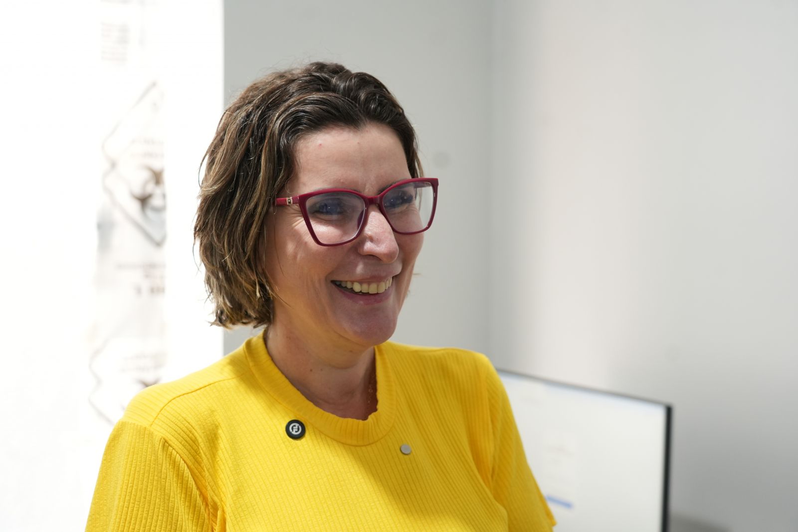 Francieli Colegari relatou a melhoria no ambiente de trabalho, o que ela considera uma verdadeira evolução da saúde no município