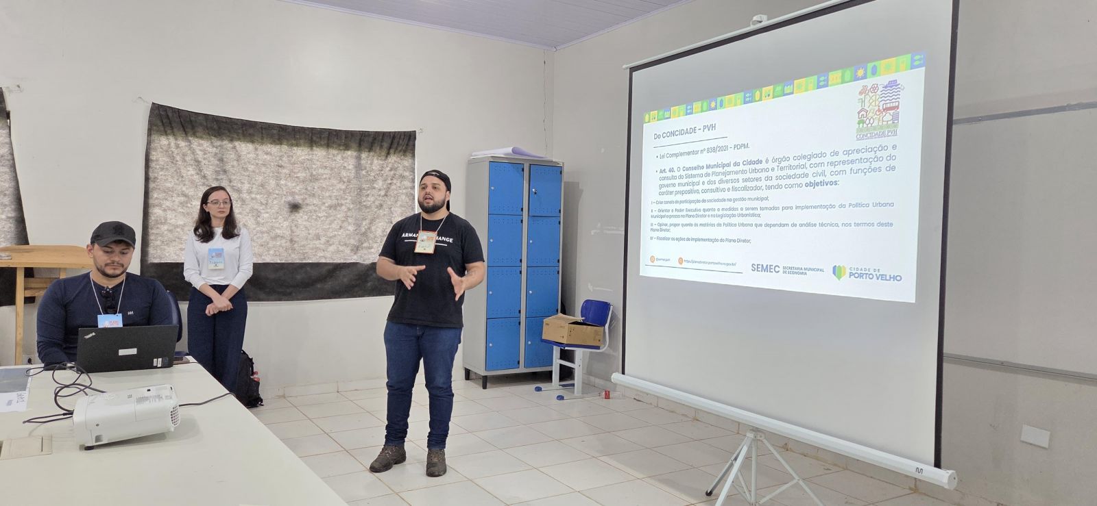  Kauê Ribeir realizou visitas aos distritos de São Carlos, Nazaré, Calama e Demarcação