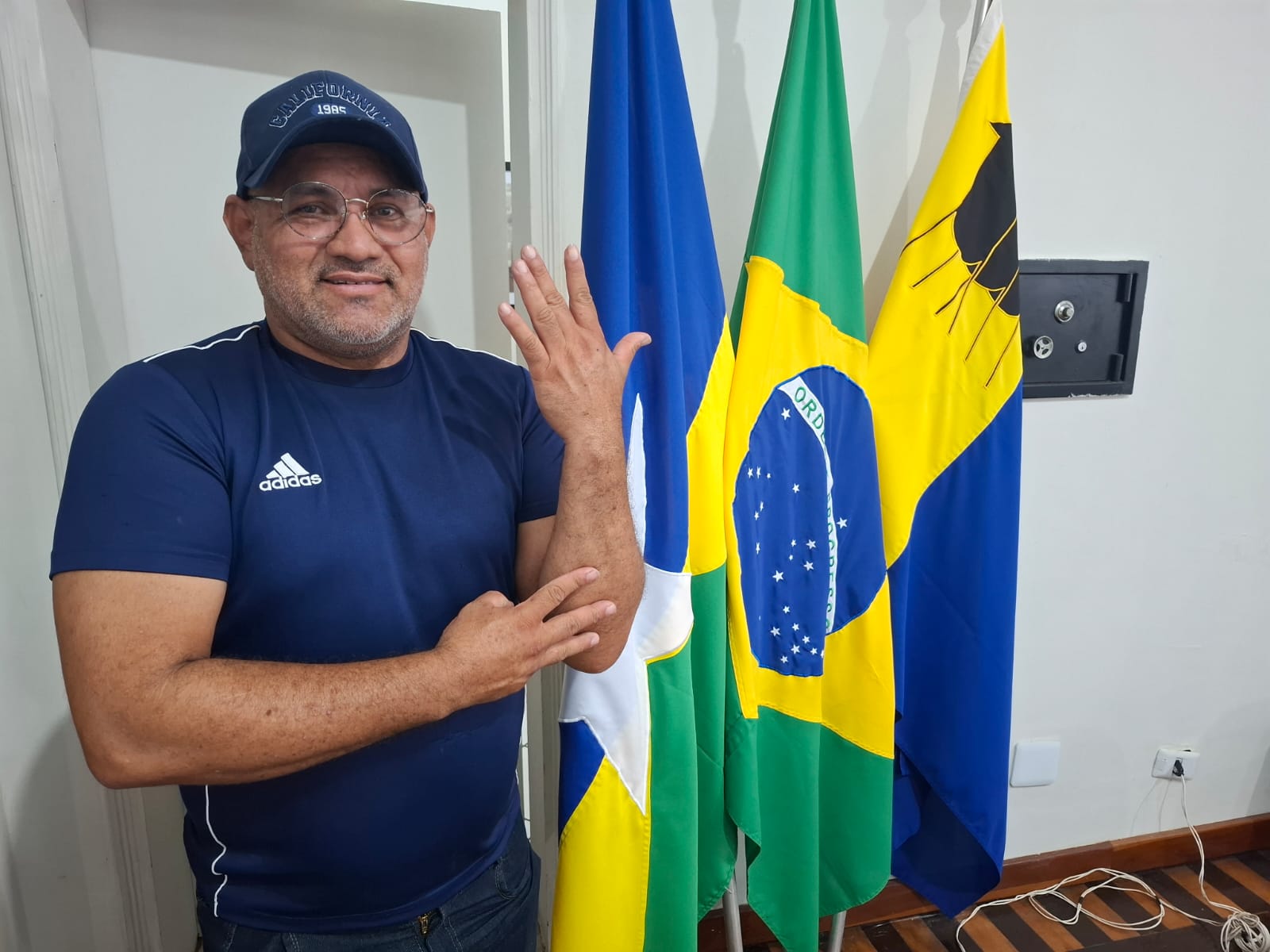 Presidente da Associação dos Surdos de Rondônia (Asro), Geovane Vasconcelos Souza