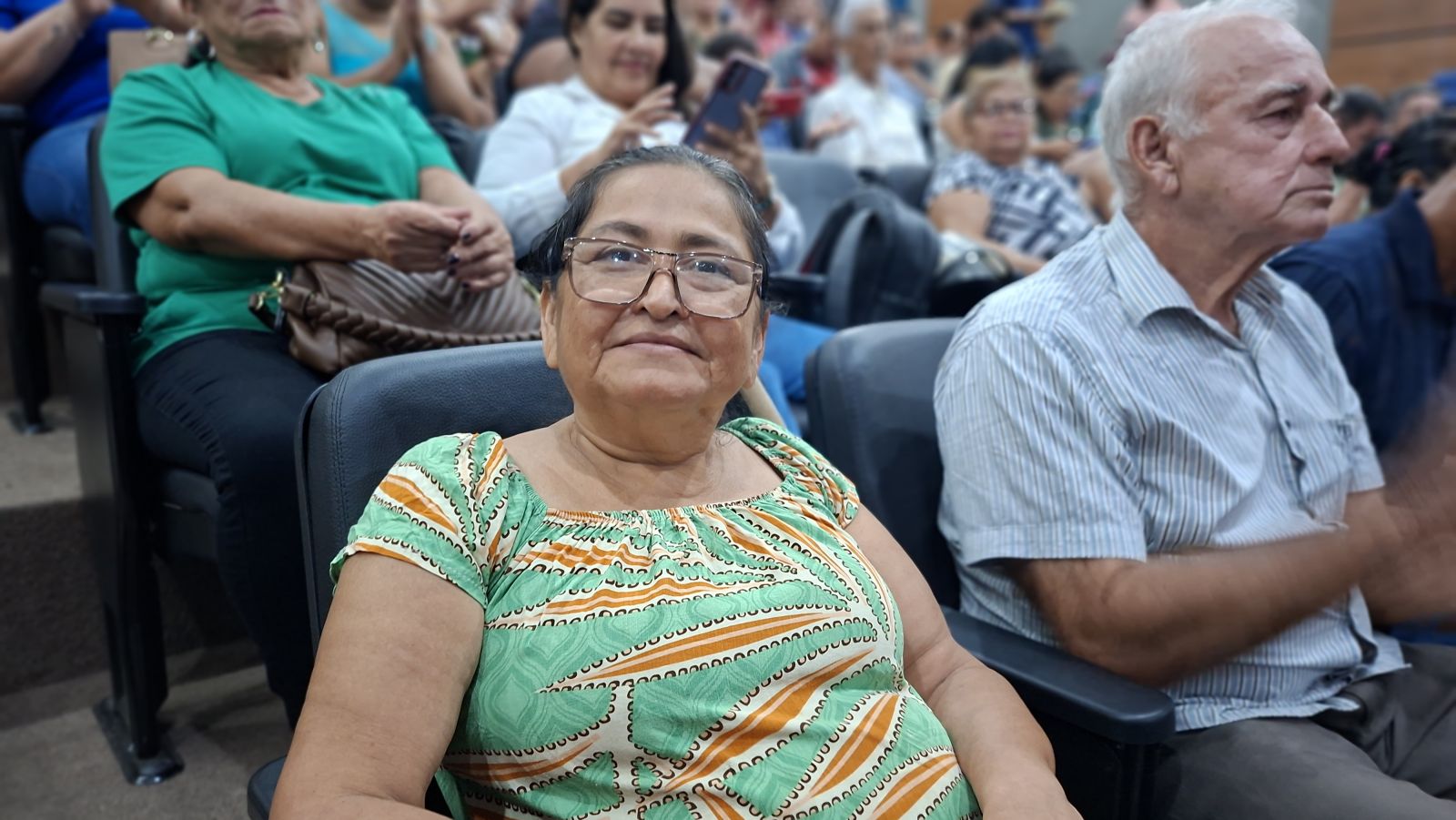 Dona Ruth foi uma das beneficiadas com o título de propriedade definitivo 