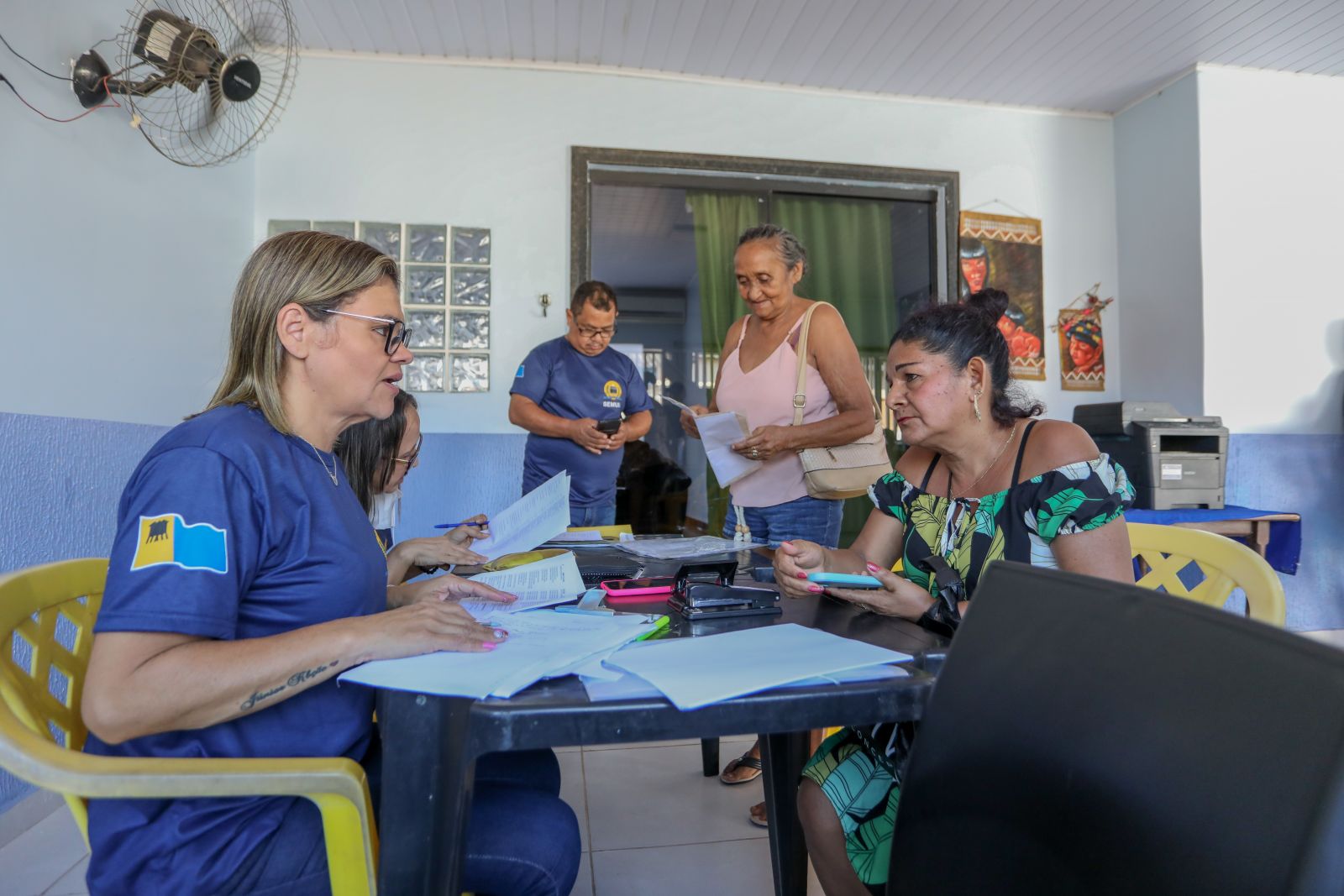Os técnicos farão a atualização dos cadastros e o levantamento socioeconômico do local